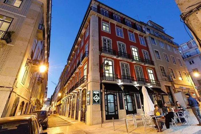 民宿 Quarto Com Varanda Na Rua Dos Douradores Lisboa